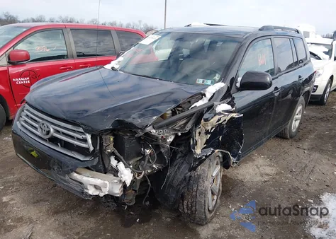2009 Toyota Highlander из США, поврежденный, VIN JTEDA41A092005581